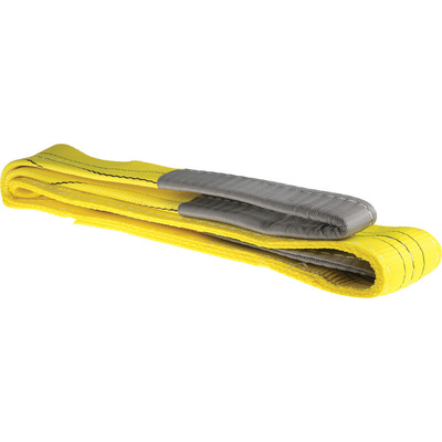 RS PRO 2m Yellow Lifting Sling Webbing, 3t