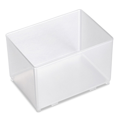 Raaco Transparent Polypropylene Insert, 69mm x 79mm x 109mm