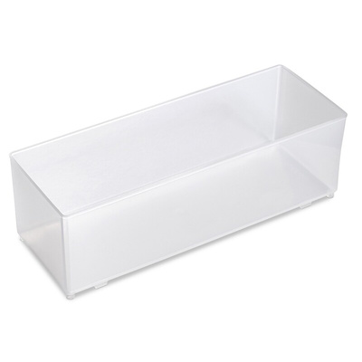 Raaco Transparent Polypropylene Insert, 69mm x 79mm x 218mm