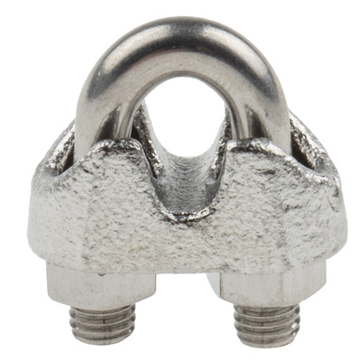 RS PRO Stainless Steel 5mm Diameter Wire Rope Clamp