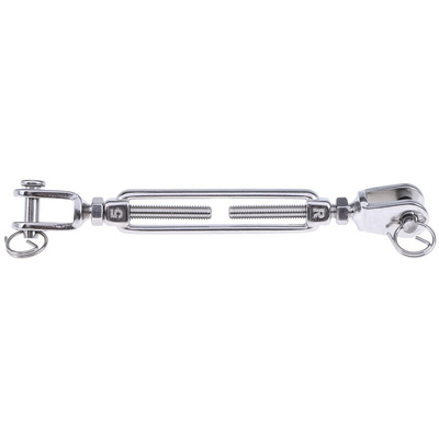 RS PRO Jaw to Jaw Stainless Steel Rigging Screw, M5 Thread
