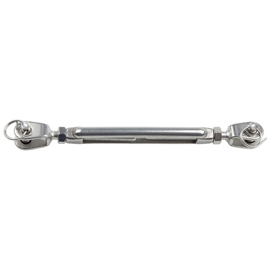 RS PRO Jaw to Jaw Stainless Steel Rigging Screw, M8 Thread