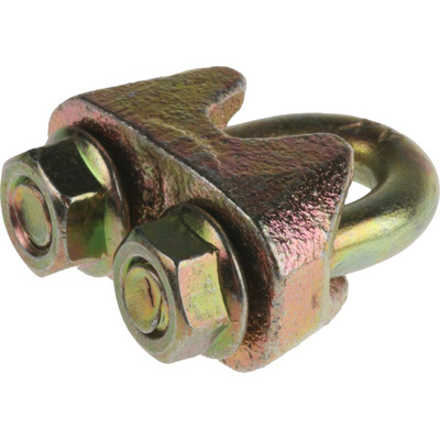 RS PRO Steel 6.5mm Diameter Wire Rope Clamp