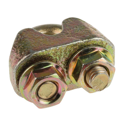 RS PRO Steel 8mm Diameter Wire Rope Clamp