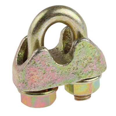 RS PRO Steel 8mm Diameter Wire Rope Clamp
