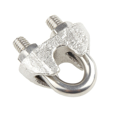 RS PRO Stainless Steel 6mm Diameter Wire Rope Clamp