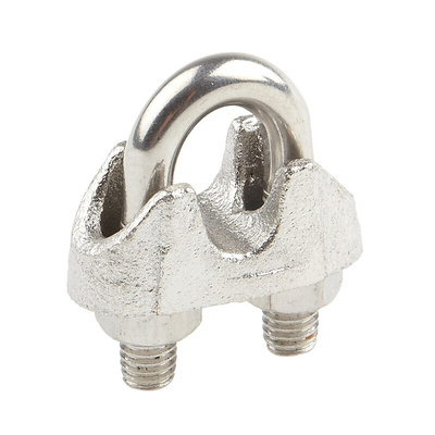 RS PRO Stainless Steel 6mm Diameter Wire Rope Clamp