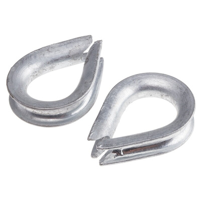 RS PRO Steel Thimble For Use With 8mm Diameter Wire Rope