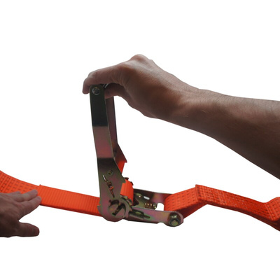 RS PRO 8.5 ± 0.5mm Clawhook Ratchet Strap, 50mm Wide, 5000kg Breaking Strain