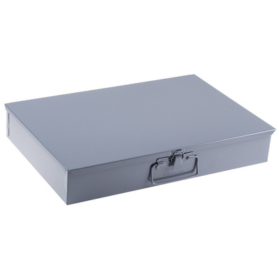 Durham 12 Cell Grey Steel Compartment Box, 76mm x 457mm x 304mm