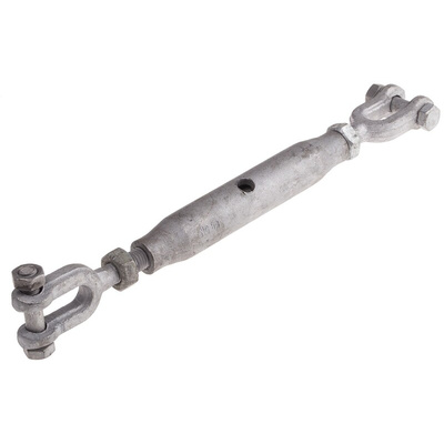 RS PRO Jaw to Jaw Steel Rigging Screw, M10 Thread