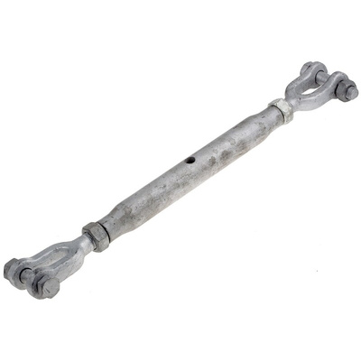 RS PRO Jaw to Jaw Steel Rigging Screw, BSW 3/4 Thread