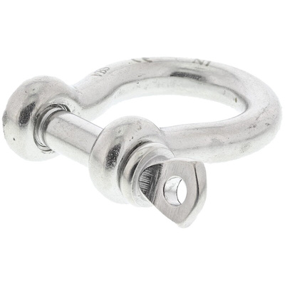 RS PRO Bow Shackle, Stainless Steel, 0.12t