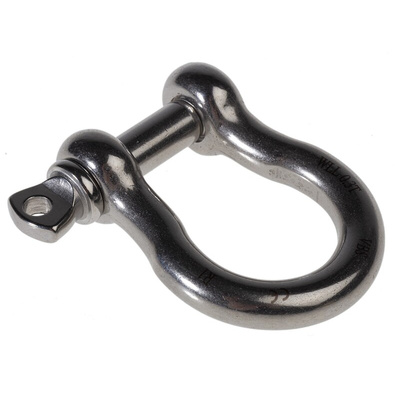 RS PRO Bow Shackle, Stainless Steel, 0.3t