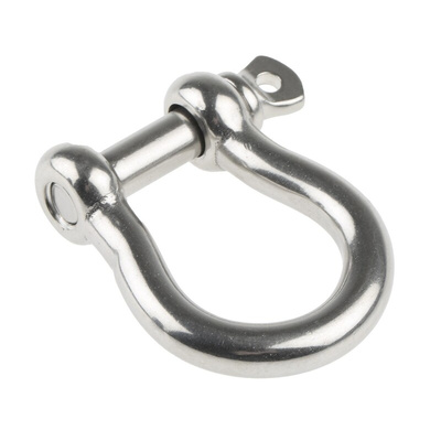 RS PRO Bow Shackle, Stainless Steel, 0.4t