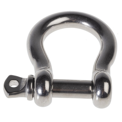 RS PRO Bow Shackle, Stainless Steel, 0.4t