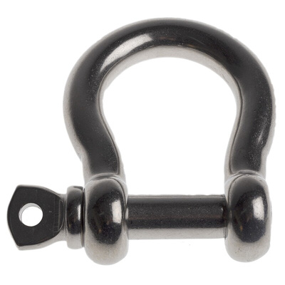 RS PRO Bow Shackle, Stainless Steel, 1t
