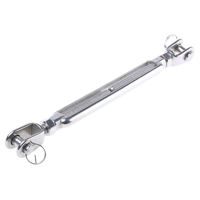 RS PRO Jaw to Jaw Stainless Steel Rigging Screw, M12 Thread