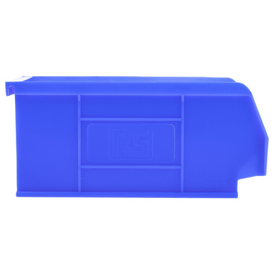 RS PRO PP Storage Bin, 76mm x 101mm, Blue