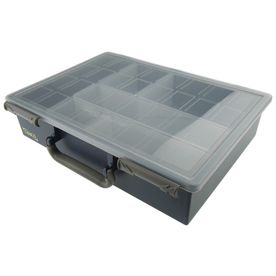 Raaco 6 Cell PP Compartment Box, 78mm x 338mm x 261mm