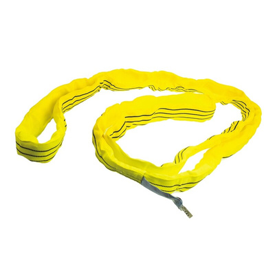 RS PRO 2m Yellow Lifting Sling Round, 3t