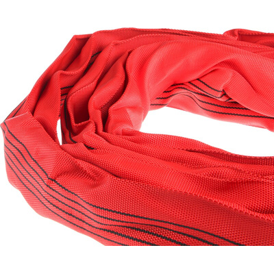 RS PRO 2.5m Red Lifting Sling Round, 5t