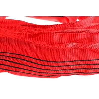 RS PRO 2.5m Red Lifting Sling Round, 5t