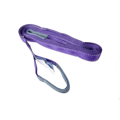 RS PRO 5m Purple Lifting Sling Webbing, 1t