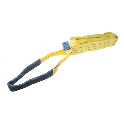 RS PRO 5m Yellow Lifting Sling Webbing, 3t
