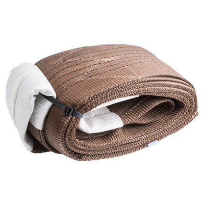 RS PRO 3m Brown Lifting Sling Webbing, 6t