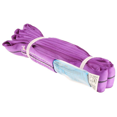 RS PRO 2m Purple Lifting Sling Round, 1t