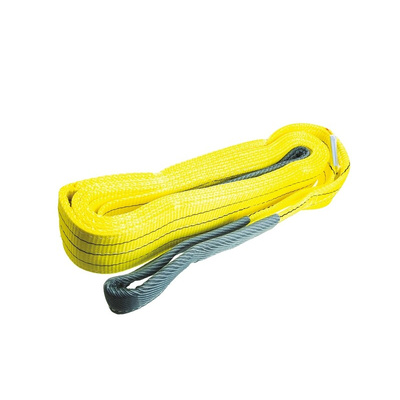 RS PRO 4m Yellow Lifting Sling Webbing, 3t