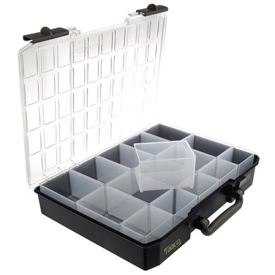 Raaco 15 Cell Blue PC, PP, Adjustable Compartment Box, 415mm x 330mm x 80mm