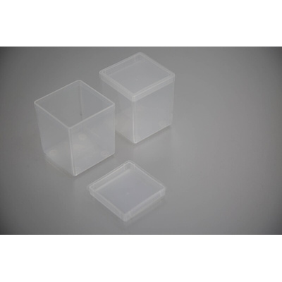 RS PRO 21 Cell Transparent, Grey, Green PP Compartment Box, 425mm x 375mm x 70mm