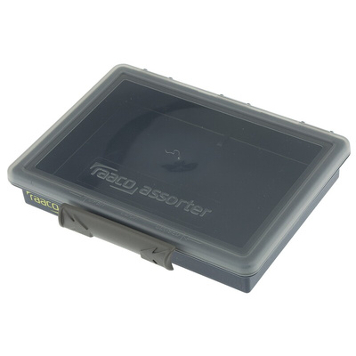 Raaco Blue PP, Adjustable Compartment Box, 32mm x 175mm x 143mm