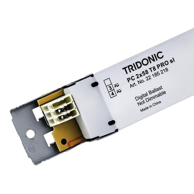 Tridonic 58 W Electronic Fluorescent Lighting Ballast, 220 → 240 V