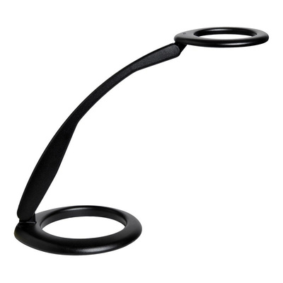 Luxo LED Desk Lamp, 6 W, Flexible Neck, Black, 20 V, Lamp Included