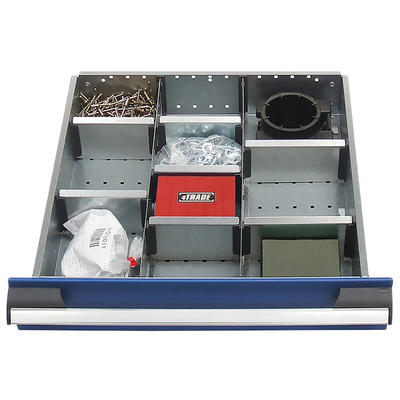 Bott Front-to-Back, Left-to-Right Divider Set for use with 100 mm Drawer, 525 W x 525 D Cubio Cabinet