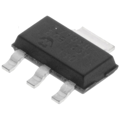 Microchip MCP1790-5002E/DB, 1 Low Dropout Voltage, Voltage Regulator 70mA, 5 V 3+Tab-Pin, SOT-223
