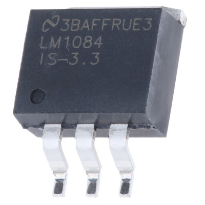 Texas Instruments LM1084IS-3.3/NOPB, 1 Low Dropout Voltage, Voltage Regulator 5A, 3.3 V 3-Pin, D2PAK (TO-263)