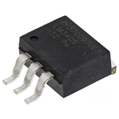 Texas Instruments LM340S-12/NOPB, 1 Linear Voltage, Voltage Regulator 1A, 12 V 3-Pin, D2PAK (TO-263)
