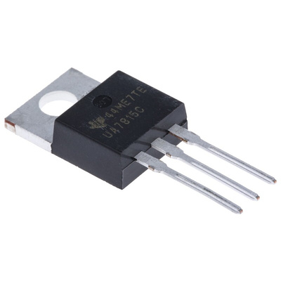Texas Instruments UA7815CKCS, 1 Linear Voltage, Voltage Regulator 1.5A, 15 V 3-Pin, TO-220