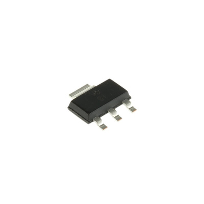 Texas Instruments TLV1117-33IDCYR, 1 Low Dropout Voltage, Voltage Regulator 800mA, 3.3 V 3+Tab-Pin, SOT-223