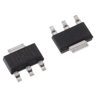 MaxLinear SPX1117M3-L-3-3/TR, 1 Low Dropout Voltage, Voltage Regulator 800mA, 3.3 V 3+Tab-Pin, SOT-223