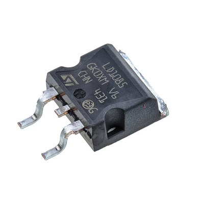 STMicroelectronics LD1085D2T-R, 1 Low Dropout Voltage, Voltage Regulator 3A, 1.25 → 28 V 3-Pin, D2PAK