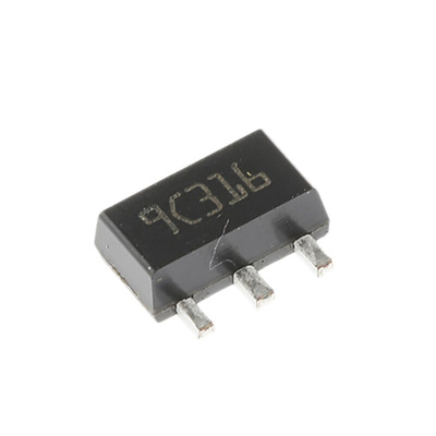 STMicroelectronics L79L05ACUTR, 1 Linear Voltage, Voltage Regulator 100mA, -5 V 3-Pin, SOT-89