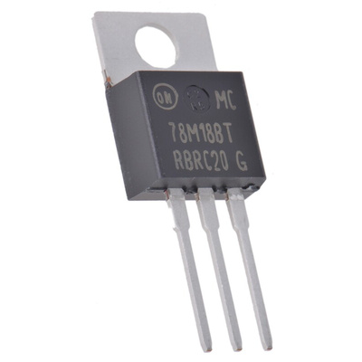 onsemi MC78M18BTG, 1 Linear Voltage, Voltage Regulator 700mA, 18 V 3-Pin, TO-220