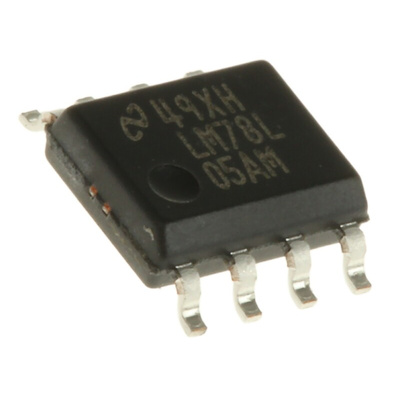 Texas Instruments LM78L05AIM/NOPB, 1 Linear Voltage, Voltage Regulator 100mA, 5 V 8-Pin, SOIC