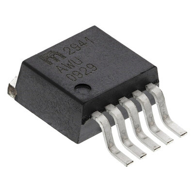 Microchip MIC2941AWU, 1 Low Dropout Voltage, Voltage Regulator 1.25A, 1.24 → 26 V 5-Pin, D2PAK (TO-263)