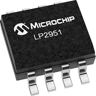 Microchip LP2951-03YM, 1 Low Dropout Voltage, Voltage Regulator 100mA, 5.05 V 8-Pin, SOIC